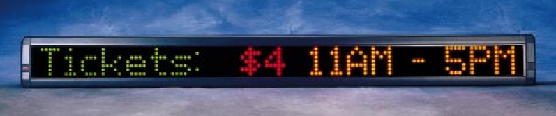 Alpha 220C LED Sign - High-Resolution Indoor Display for Businesses