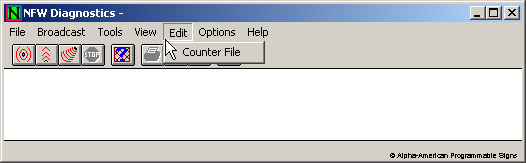Software-AlphaNet-Diagnostics-Edit-Menu