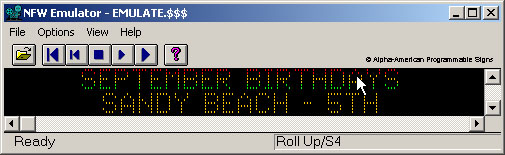 Software-AlphaNet-Message Emulator