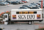 ISA Sign Expo 2002 - Alpha Eclipse on Tractor Trailer
