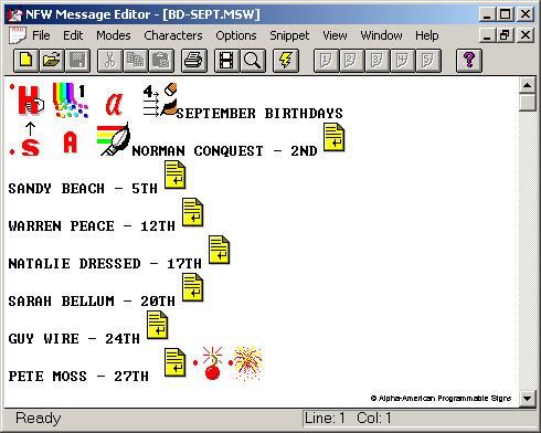 Message Editor